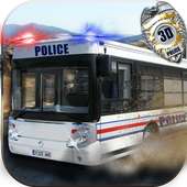 Staf polisi Bus Angkutan 3D