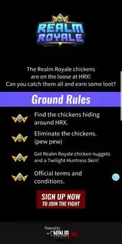 Realm Royale Chicken Chase at Hi-Rez Expo Screen Shot 1