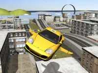 Flying Taxi car simulator Screen Shot 9