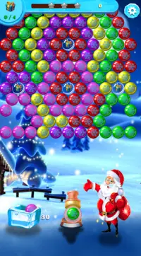 New Santa Christmas Bubble Shooter Screen Shot 5