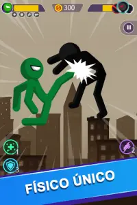 Jogos offline Stickman Battle Screen Shot 1