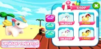 Cute Baby unicorn - little pony pet care game Screen Shot 1