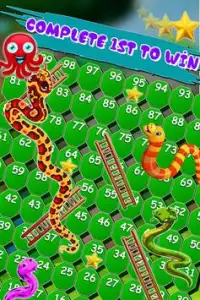 Con rắn và Thang Ngôi sao Trò chơi Screen Shot 3