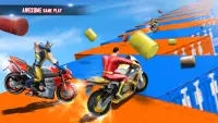 Superhero Bike Games Stunts Screen Shot 4