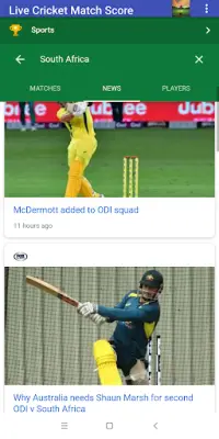 Live Cricket Match Scores Screen Shot 6