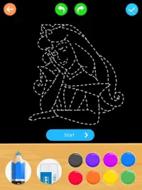 プリンセスの描き方を学ぶ Screen Shot 9