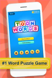 Toon Words - Connect Crossword Jam Brain Puzzles Screen Shot 6