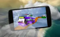 Impossible Bus Sky Driving Track Simulator 3D Game Screen Shot 0