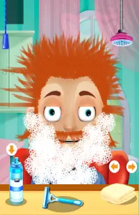 Cabeleireiro e barbeiro Jogos Screen Shot 5
