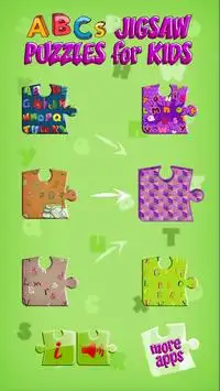 ABCs Jigsaw Puzzle for Kids Screen Shot 0
