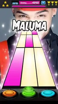 Maluma Beat Music Piano Game Screen Shot 2