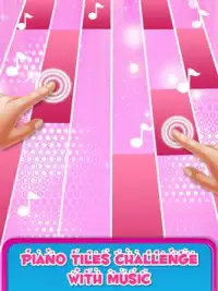 Magic with Pink Piano Tiles : Music Game Screen Shot 1