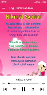 Lagu Anak Muslim & Sholawat Nabi Screen Shot 6