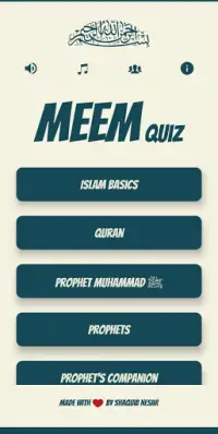 Meem Quiz (Islamic Quiz) Screen Shot 1
