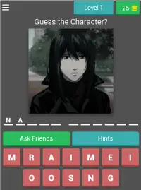 Death Note Quiz Game Screen Shot 6