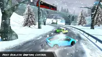 Neige voiture dérive courses Screen Shot 2