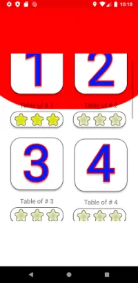 Tablas de multiplicar juego Screen Shot 1