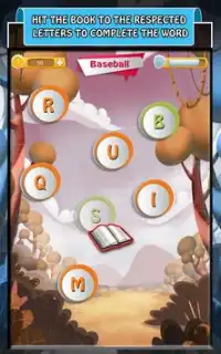 Fill the word puzzle Mind game Screen Shot 1