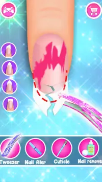 Nail salon Игры для девочек Screen Shot 0
