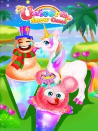 Unicorn Snow Cone - Rainbow Princess Screen Shot 3