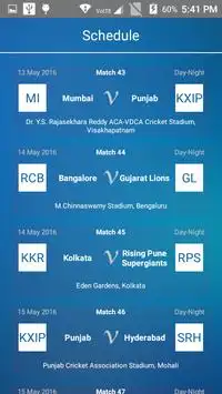 Live Cricket Scorecard 2016 Screen Shot 3