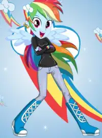 Rainbow Dash Dress up Screen Shot 1