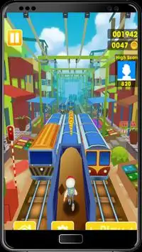 Super Subway Surf: 3D Bus Surfering Screen Shot 2