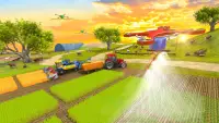 Moderne Drone Agriculture 2020: Tracteur Jeux Screen Shot 1