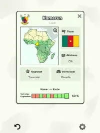 Länder Afrikas -Quiz: Karten, Hauptstädte, Flaggen Screen Shot 10
