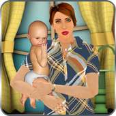 Virtual Single Mom New Baby Born Sim