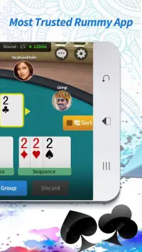 Color Rummy - Free Online Card Game Indian Rummy Screen Shot 4