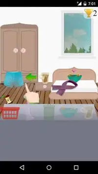 girl cleaning house game Screen Shot 1
