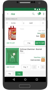 DMart Ready  - Online Grocery Shopping Screen Shot 4