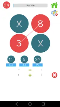 24 Math Game Screen Shot 3