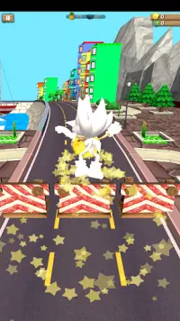 Subway Soni Blue Hedgehog Dash - Endless Run Game Screen Shot 3