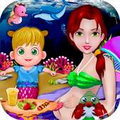 Mermaid Newborn Feeding