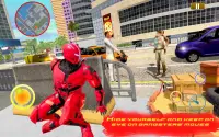 Flying Robot Spider Rope Hero-Vegas Crime Gangster Screen Shot 2