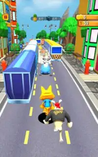 Talking Cat Subway Rush : Pet Runner Screen Shot 2