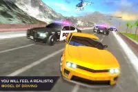 Police Car vs Gangster Car Chase- NY Cop Duty 2019 Screen Shot 10