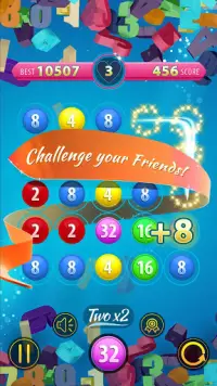 Two For 2: match the numbers to win. Endless Fun! Screen Shot 3