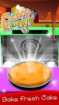 Cake Maker Craft - Jogo de Culinária Louca Screen Shot 2