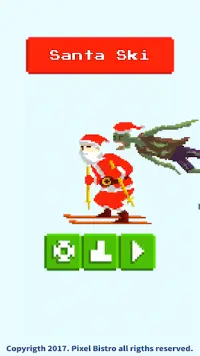 Santa Ski vs Zombies Ski Screen Shot 4