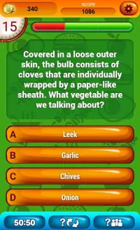 Food Fun Trivia Questions Quiz Screen Shot 2