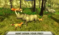 3d Rhinoceros Simulator:Ultimate Wild jungle Screen Shot 4