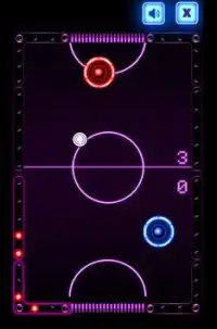 Glow Hockey Dash Screen Shot 2