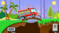 Crazy Firetruck Games for Kids Screen Shot 1
