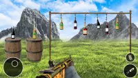 Bottle shooting Gun Games 3D Screen Shot 3