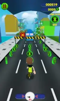 Ben Alien Speed Hero Run - Rush fight temple games Screen Shot 2