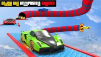 असंभव कार रेसिंग - अंतिम कार ड्राइव मुफ्त Screen Shot 4