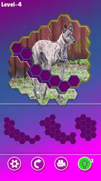 Hexa Jigsaw - Dogs jigsaw puzzle game Screen Shot 6